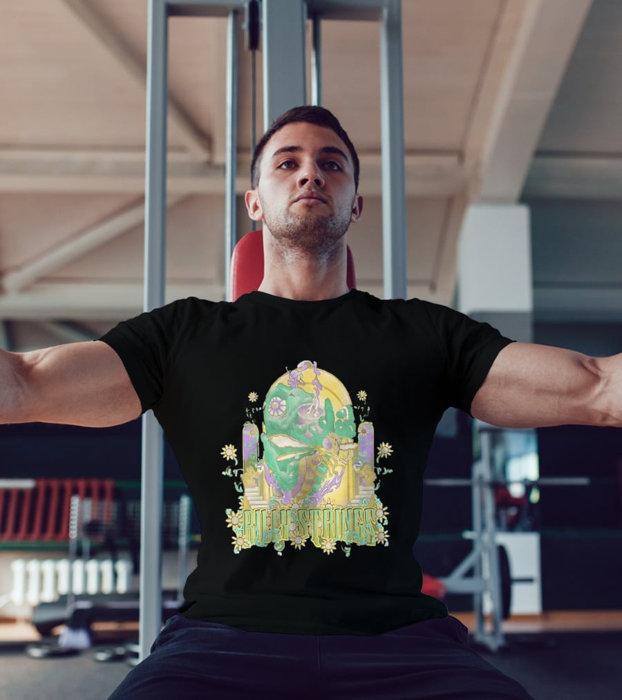 Billy Strings Summer 2026 Tour Cicada Rider Psychedelic Flower Mandala T-Shirt