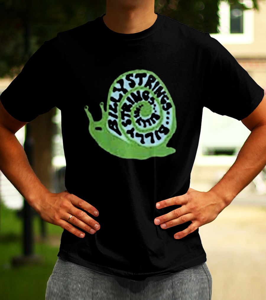 Billy Strings Summer 2026 Tour Snail With Dates T-Shirt