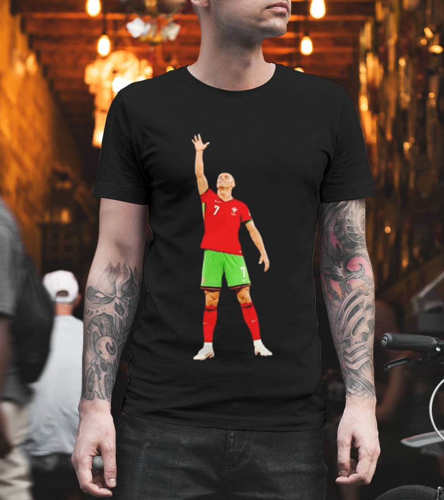 Cristiano Ronaldo 7 Portugal National Team Soccer Jersey T-Shirt