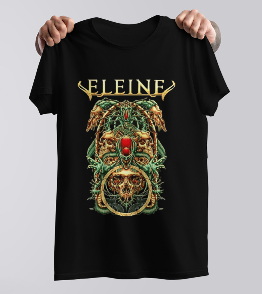 Eleine Symphonic Metal Band Skull And Serpent T-Shirt
