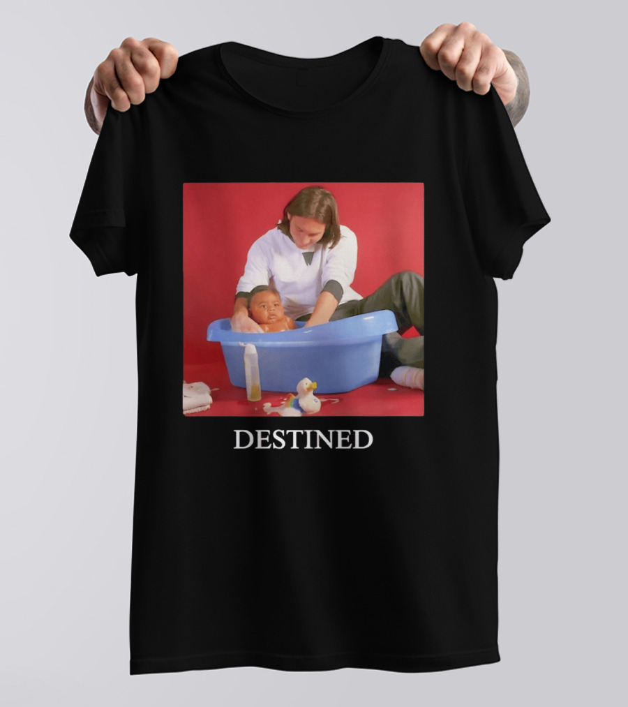 Lionel Messi Lamine Yamal Baby Bath Destined T-Shirt