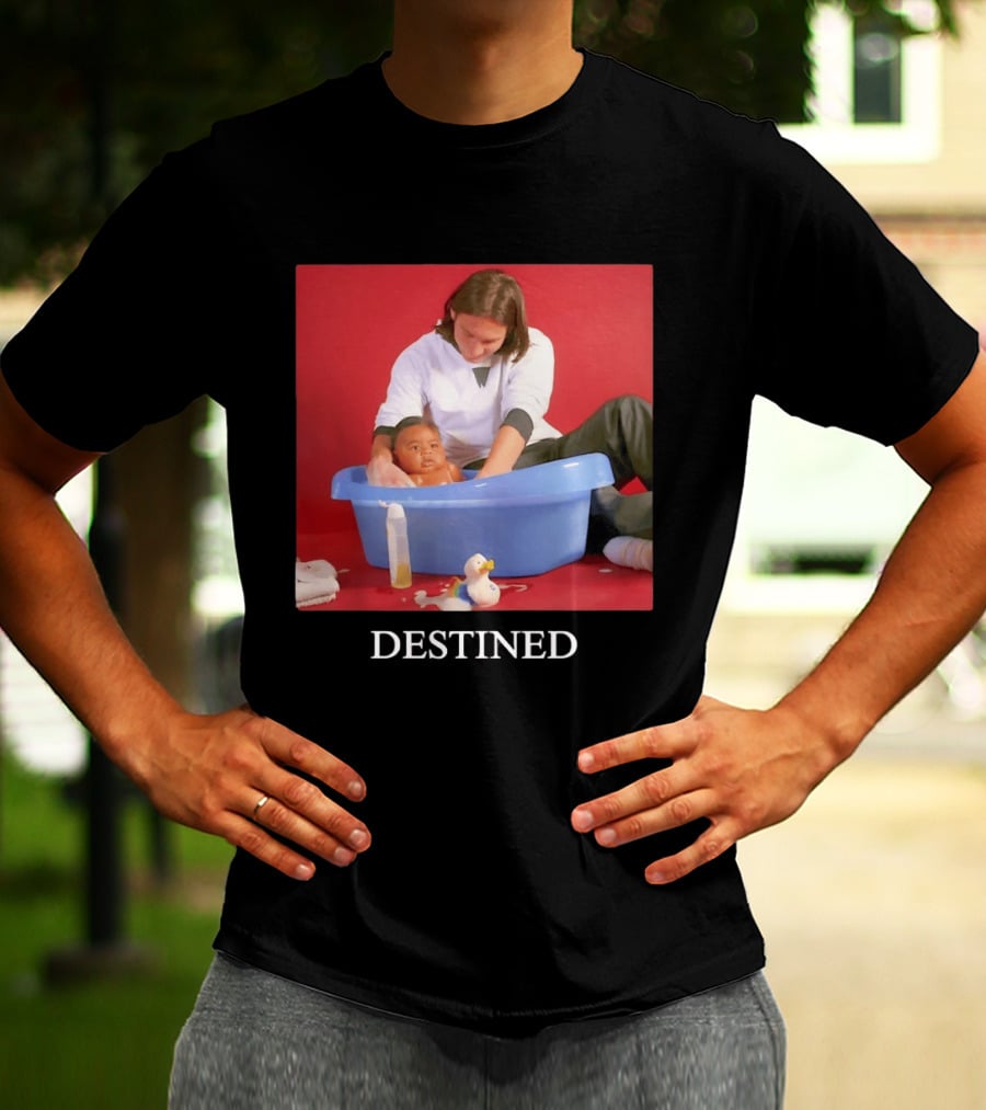 Lionel Messi Lamine Yamal Baby Bath Destined T-Shirt