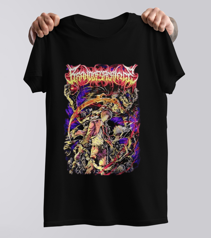 Loki Greenway Death Note Light Yagami Ryuk Heavy Metal Manga T-Shirt