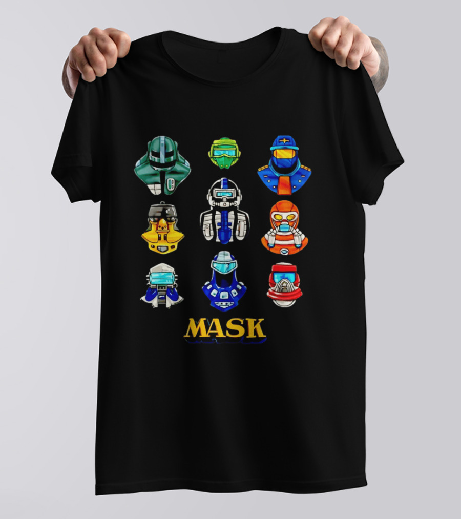 MASK Helmet 80s Cartoon Matt Trakker Iconic Collection T-Shirt