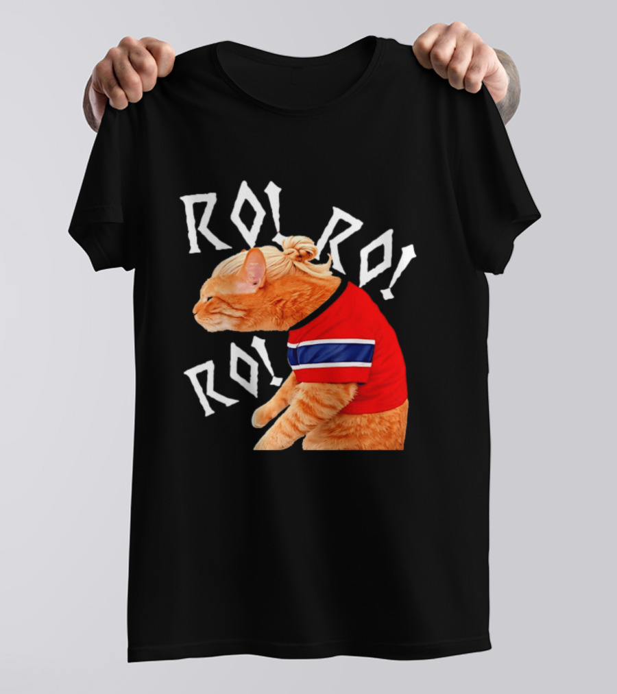 Ro Ro Ro Norwegian Cat El Michi Meme Norway T-Shirt