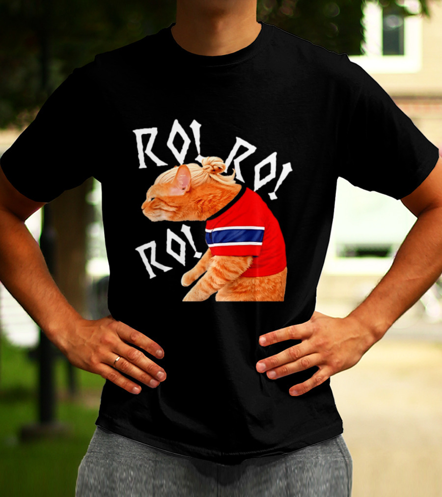 Ro Ro Ro Norwegian Cat El Michi Meme Norway T-Shirt