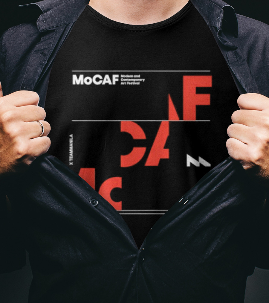 MoCAF Modern Contemporary Festival TeamManila Collaboration T-Shirt