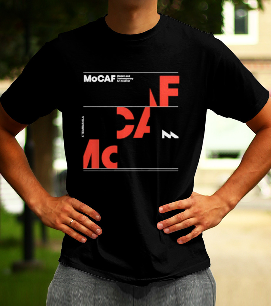 MoCAF Modern Contemporary Festival TeamManila Collaboration T-Shirt