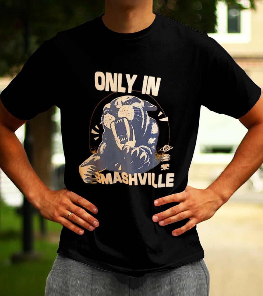 Only In Smashville Nashville Predators Fierce T-Shirt