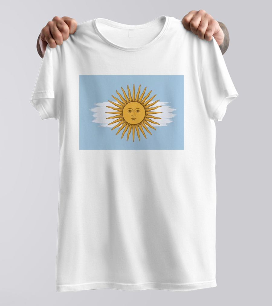 Argentina Sol De Mayo Sun Of May Flag T-Shirt