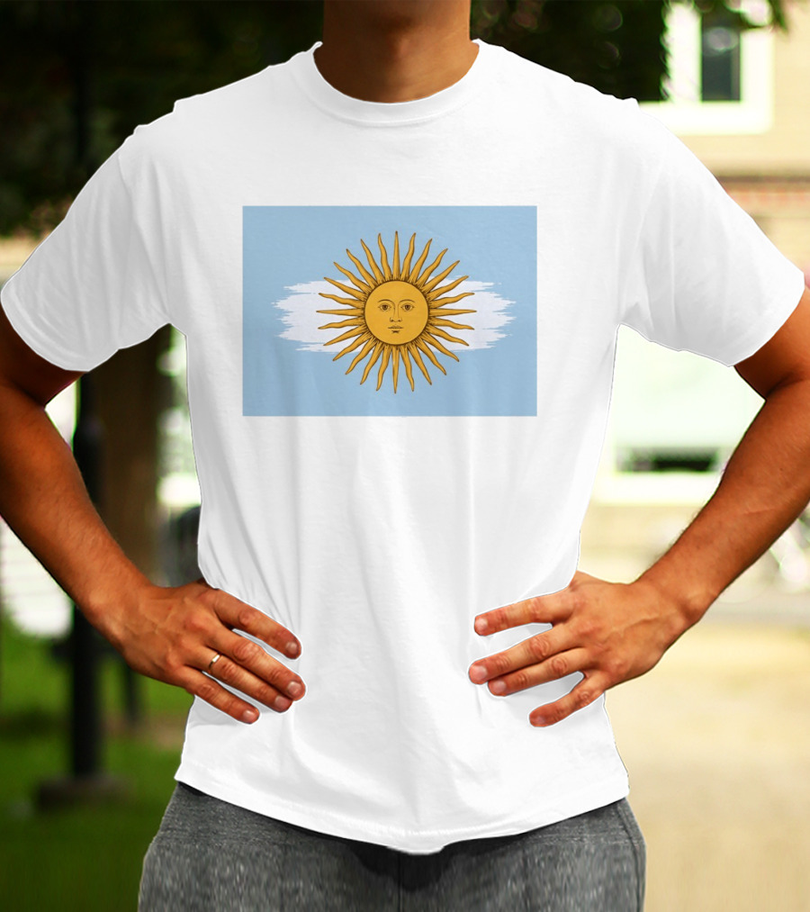 Argentina Sol De Mayo Sun Of May Flag T-Shirt