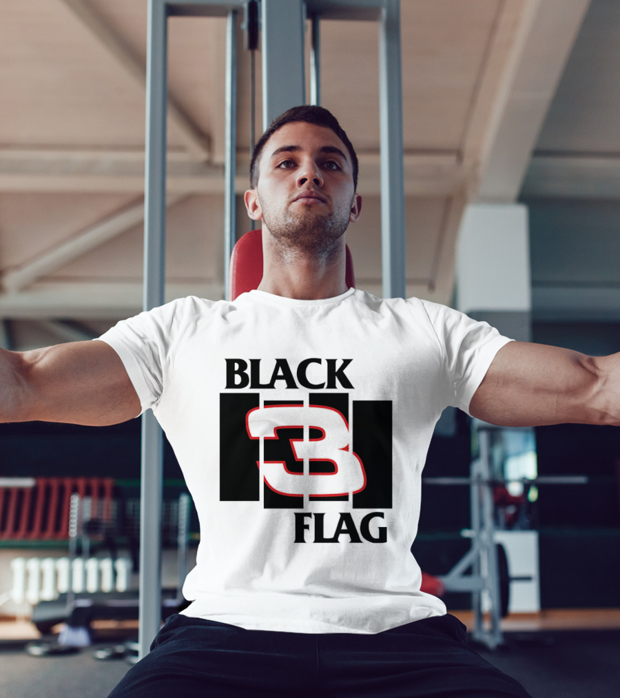 Black Flag 3 Hardcore Punk T-Shirt