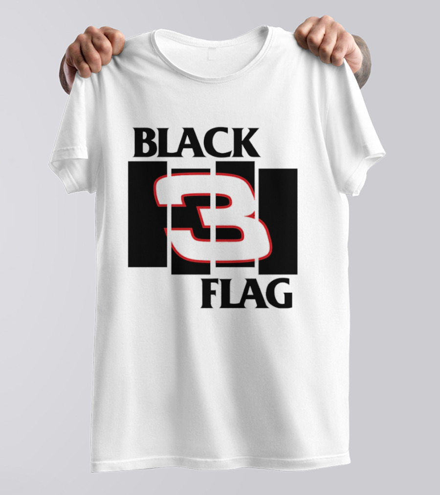 Black Flag 3 Hardcore Punk T-Shirt