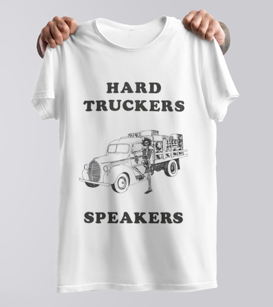 Hard Truckers Speakers Grateful Dead Skeleton Truck T-Shirt