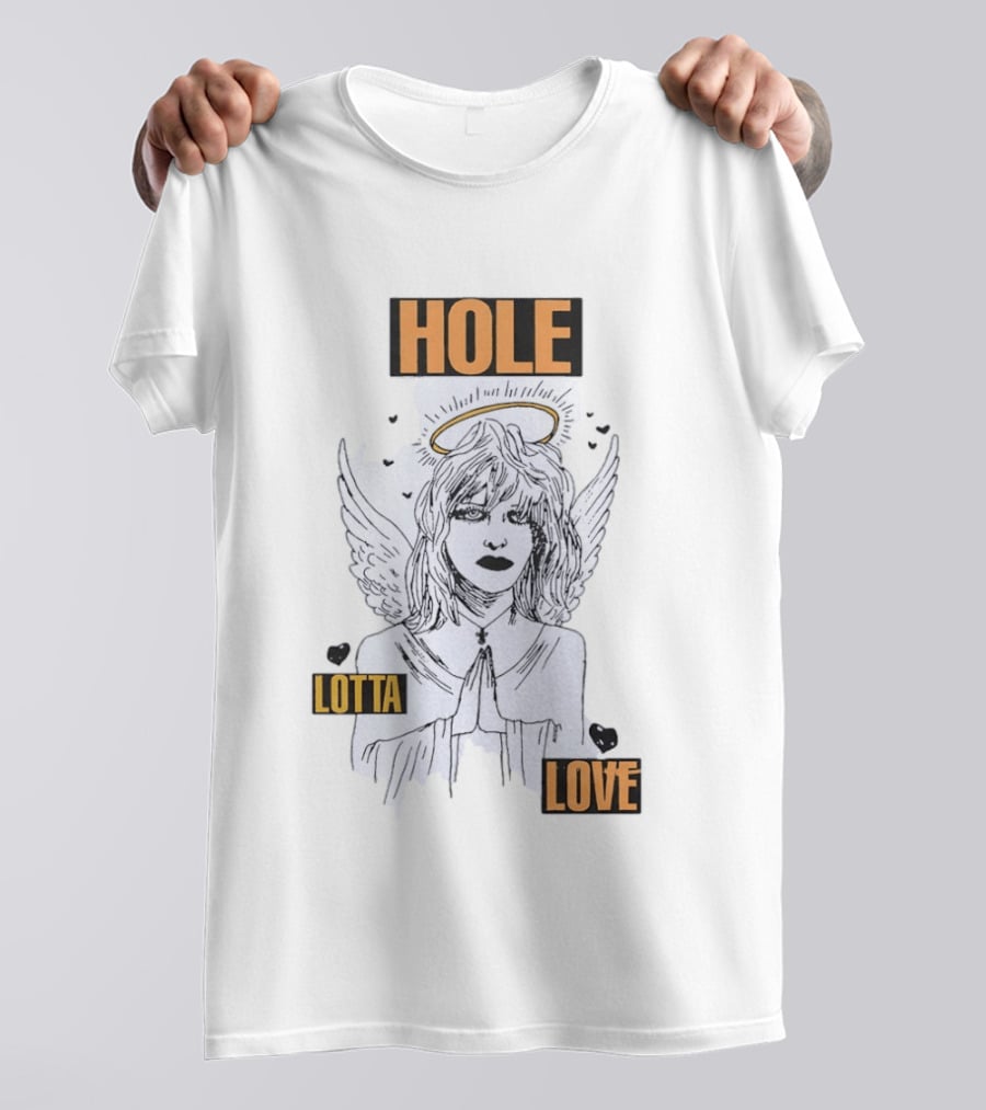 Hole Lotta Love Angel 90s Grunge Alternative Rock Fashion T-Shirt