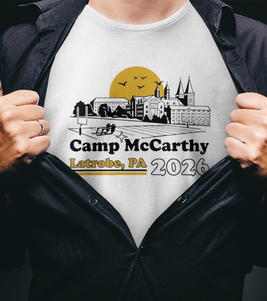 Camp McCarthy Latrobe PA 2026 Sunset T-Shirt