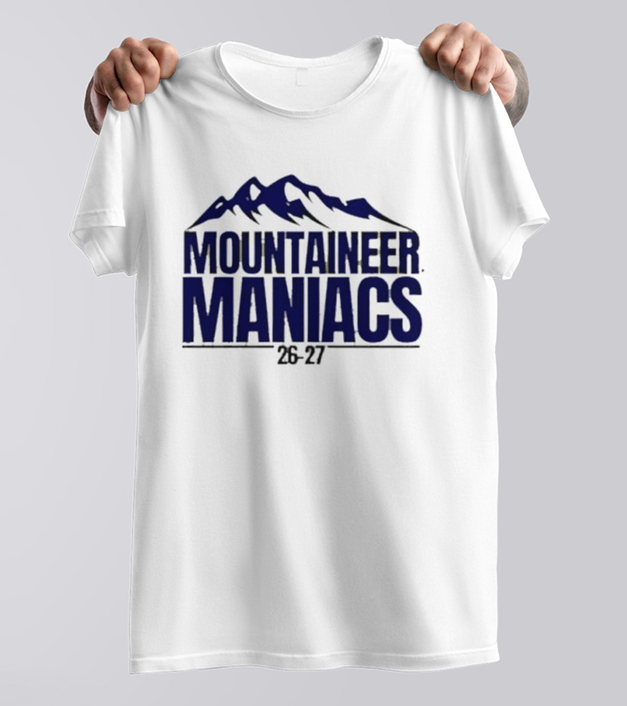 Mountaineer Maniacs 2026 2027 Mountain T-Shirt