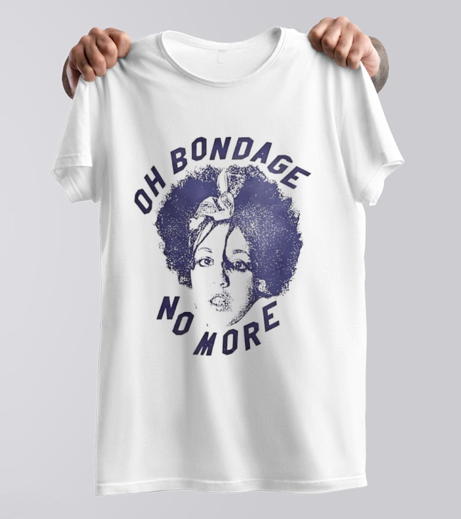 Oh Bondage No More X Ray Spex Poly Styrene Iconic Punk Image T-Shirt
