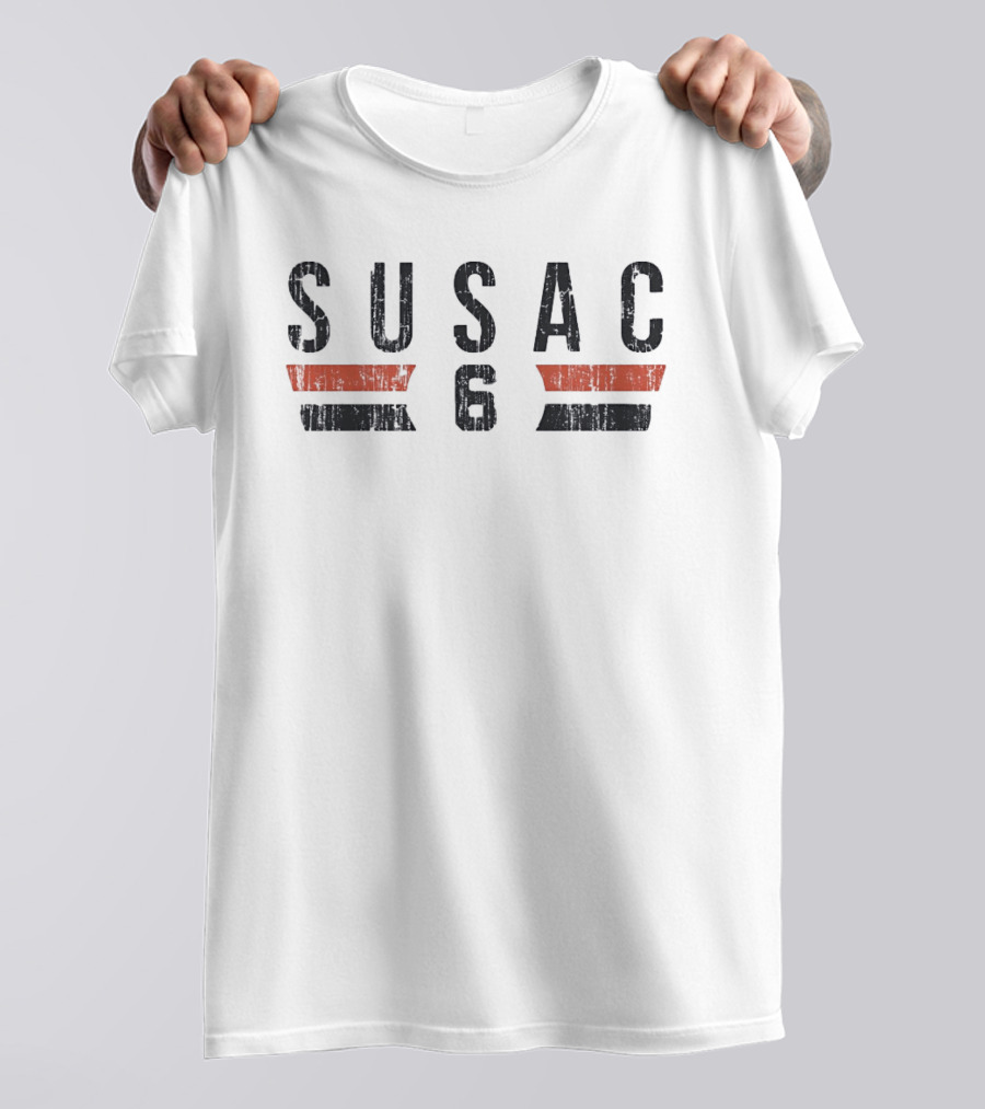 Daniel Susac 6 San Francisco Giants Player MLB Baseball T-Shirt