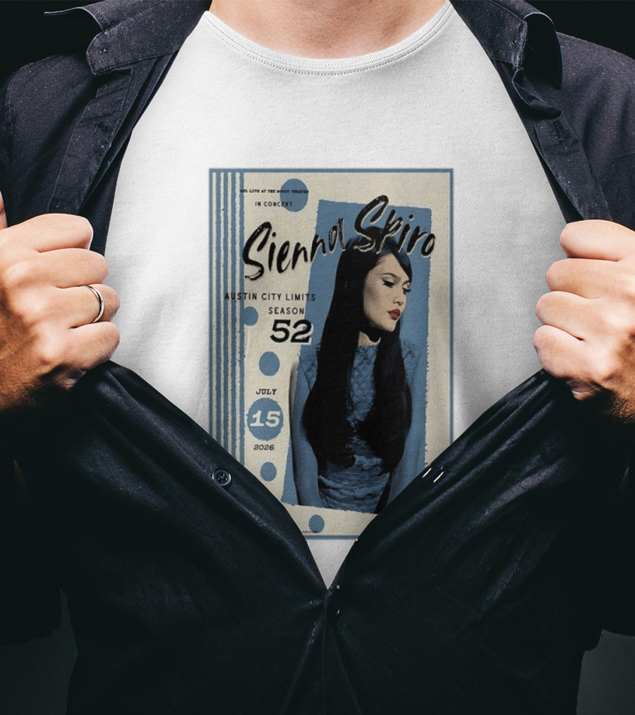 Sienna Spiro Live At The Roxy Theatre Austin City Limits Season 52 July 15 2026 T-Shirt