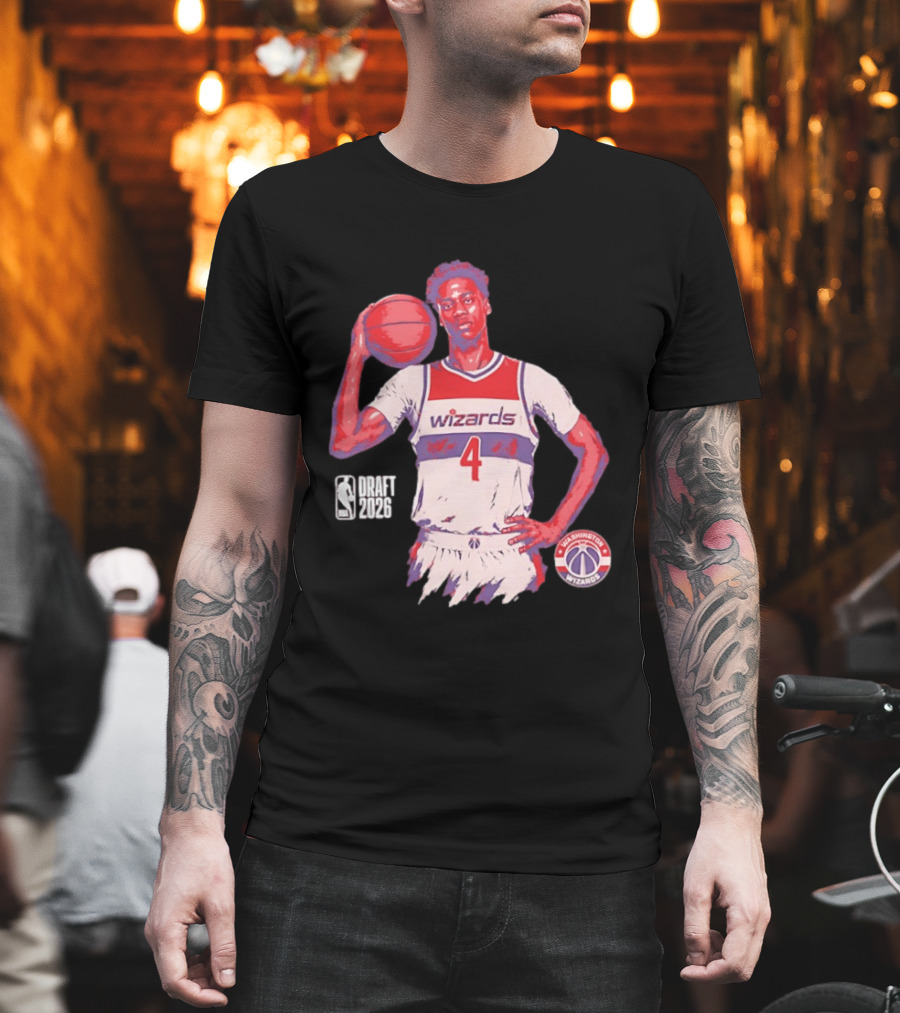 AJ Dybantsa Washington Wizards NBA Draft 2026 Basketball Fan T-Shirt