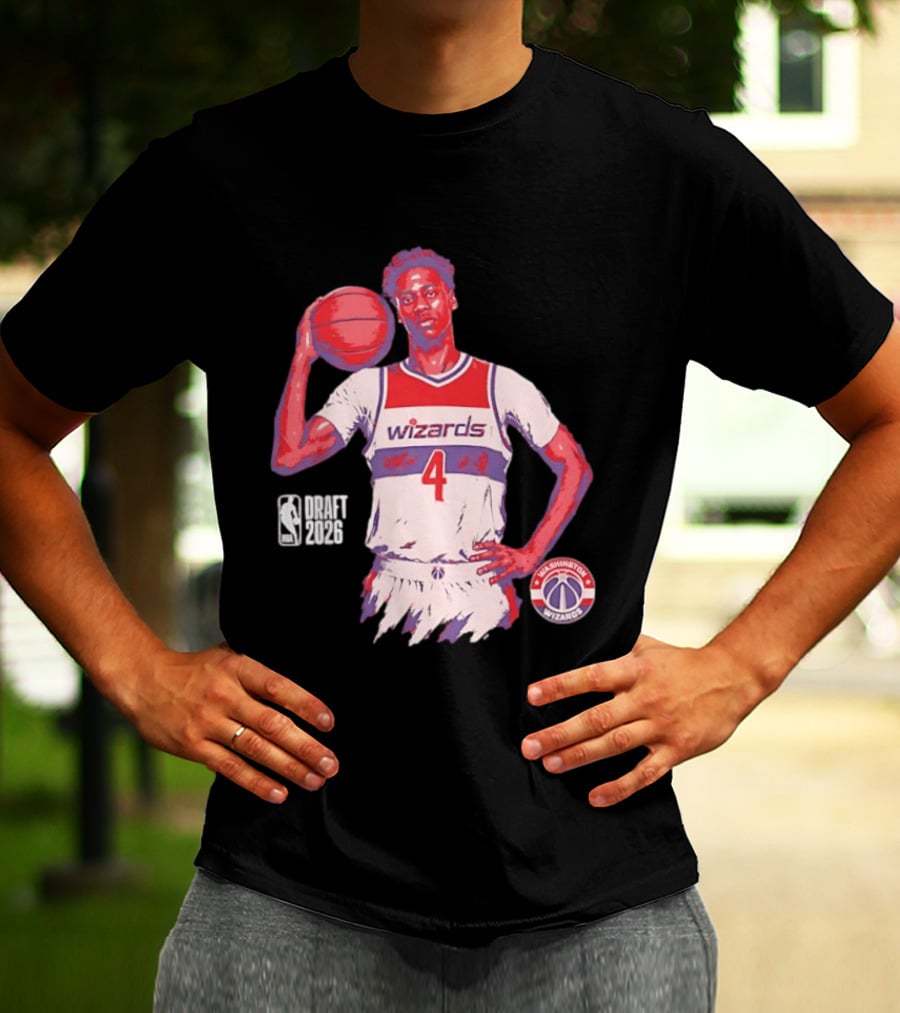 AJ Dybantsa Washington Wizards NBA Draft 2026 Basketball Fan T-Shirt