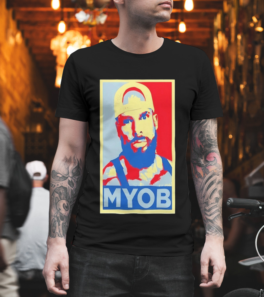 MYOB Bearded Man Hope Style Mind Your Own Business T-Shirt