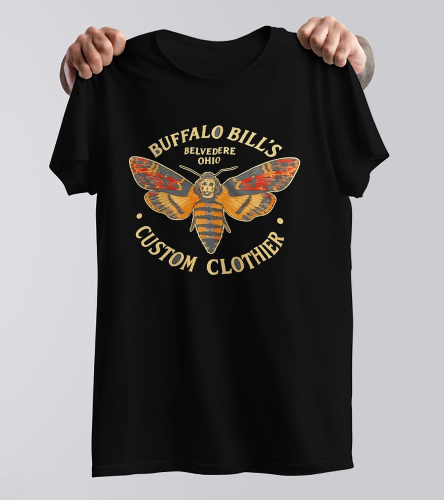 Buffalo Bill's Belvedere Ohio Custom Clothier Moth T-Shirt