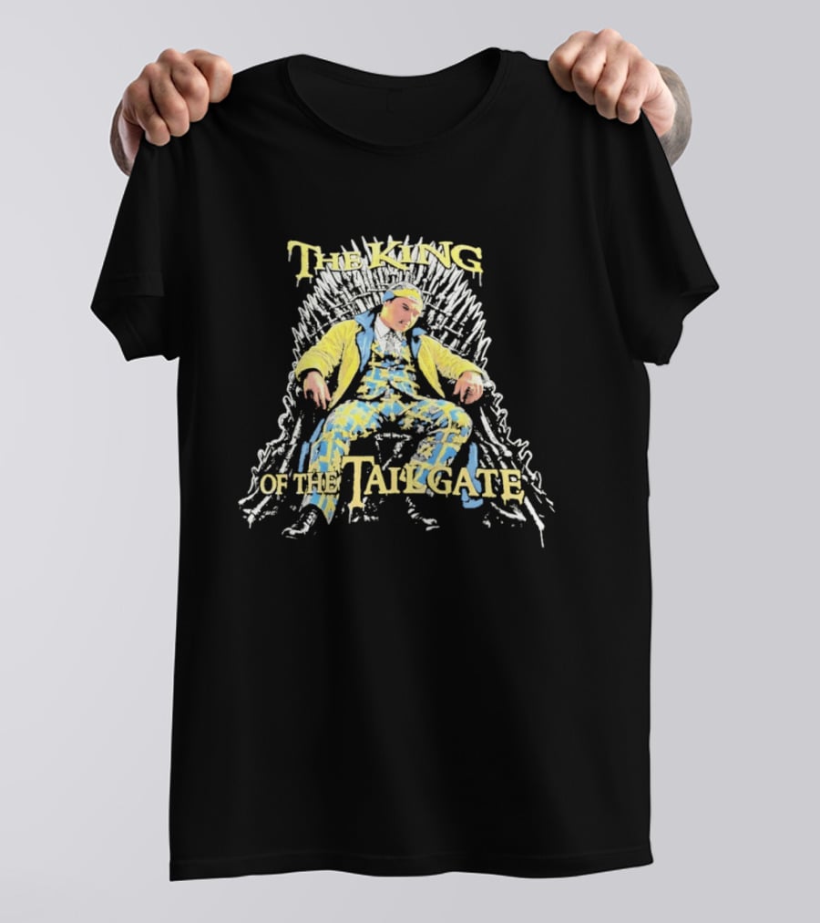 Jerry Lawler The King Of The Tailgate Throne Outfit T-Shirt