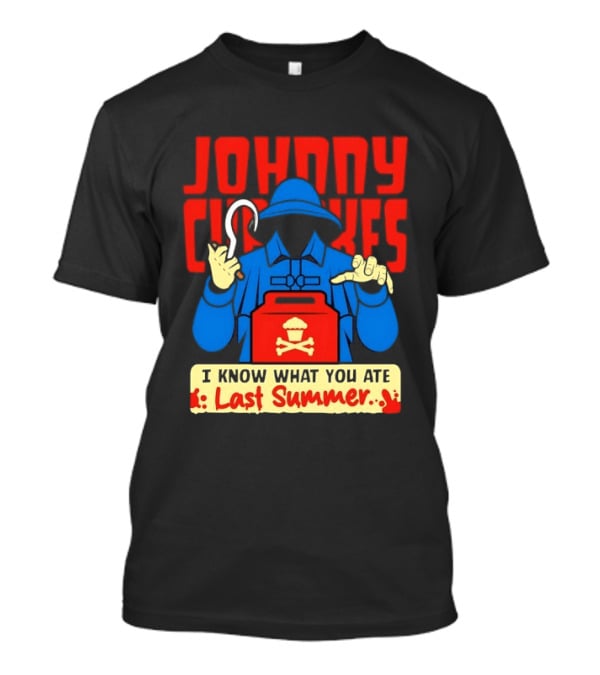 Johnny Cupcakes I Know What You Ate Last Summer Fisherman Cupcake Crossbones T-Shirt