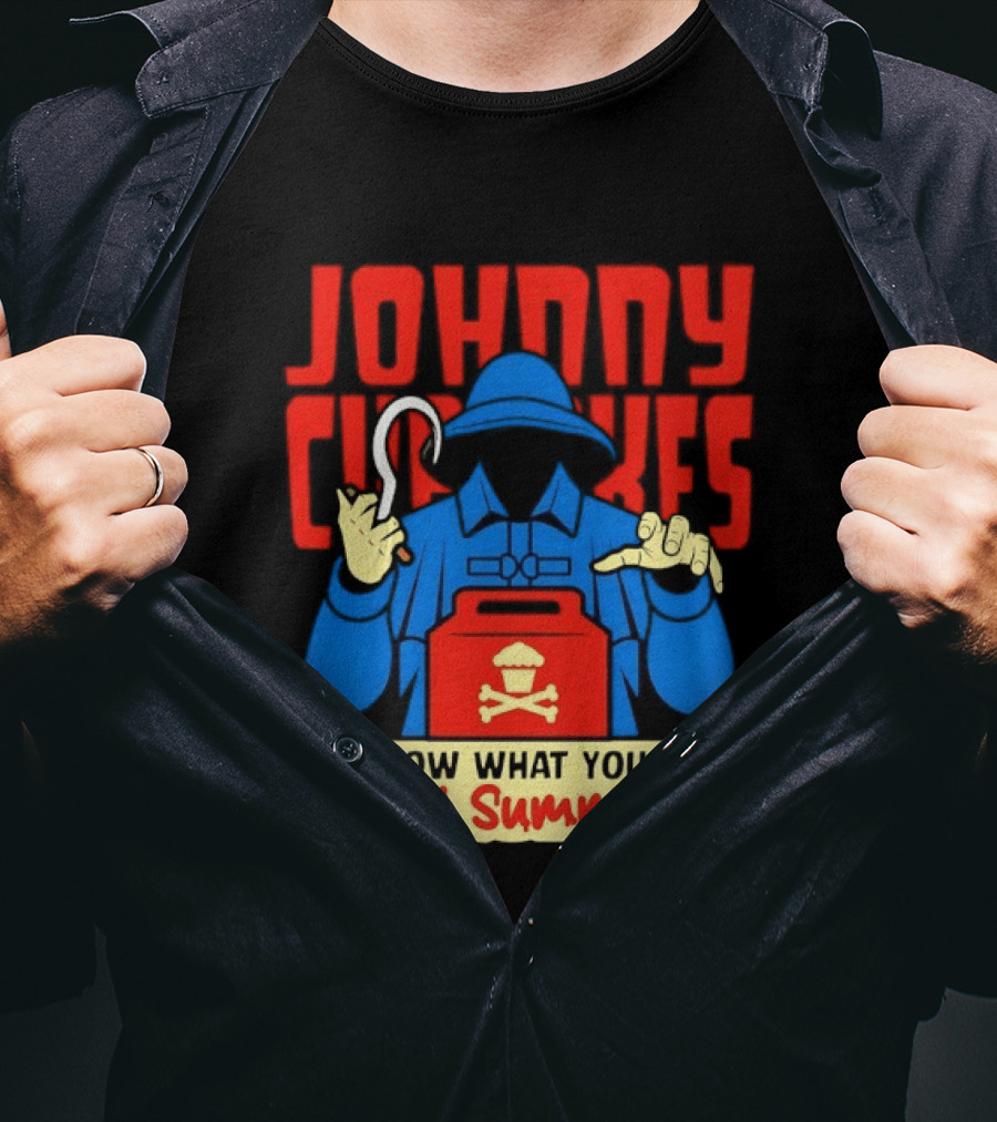 Johnny Cupcakes I Know What You Ate Last Summer Fisherman Cupcake Crossbones T-Shirt