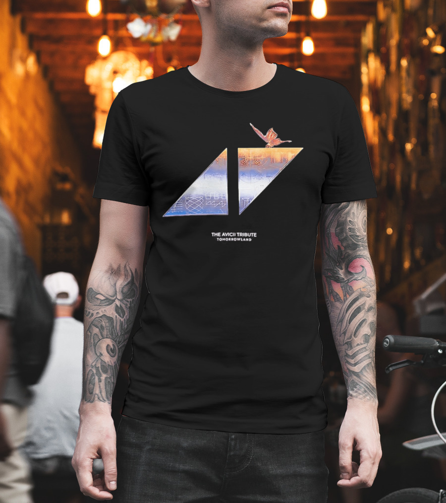 Tomorrowland X Avicii Tribute Butterfly T-Shirt