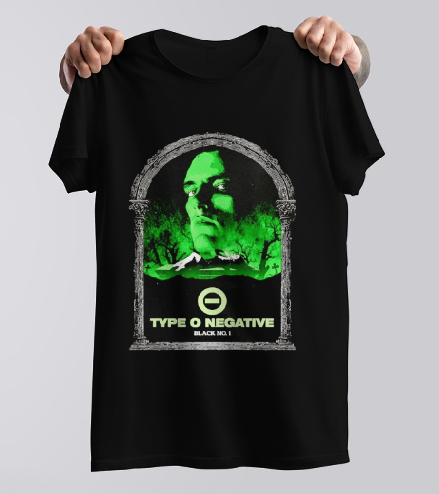 Type O Negative Black No 1 Peter Steele Gothic T-Shirt