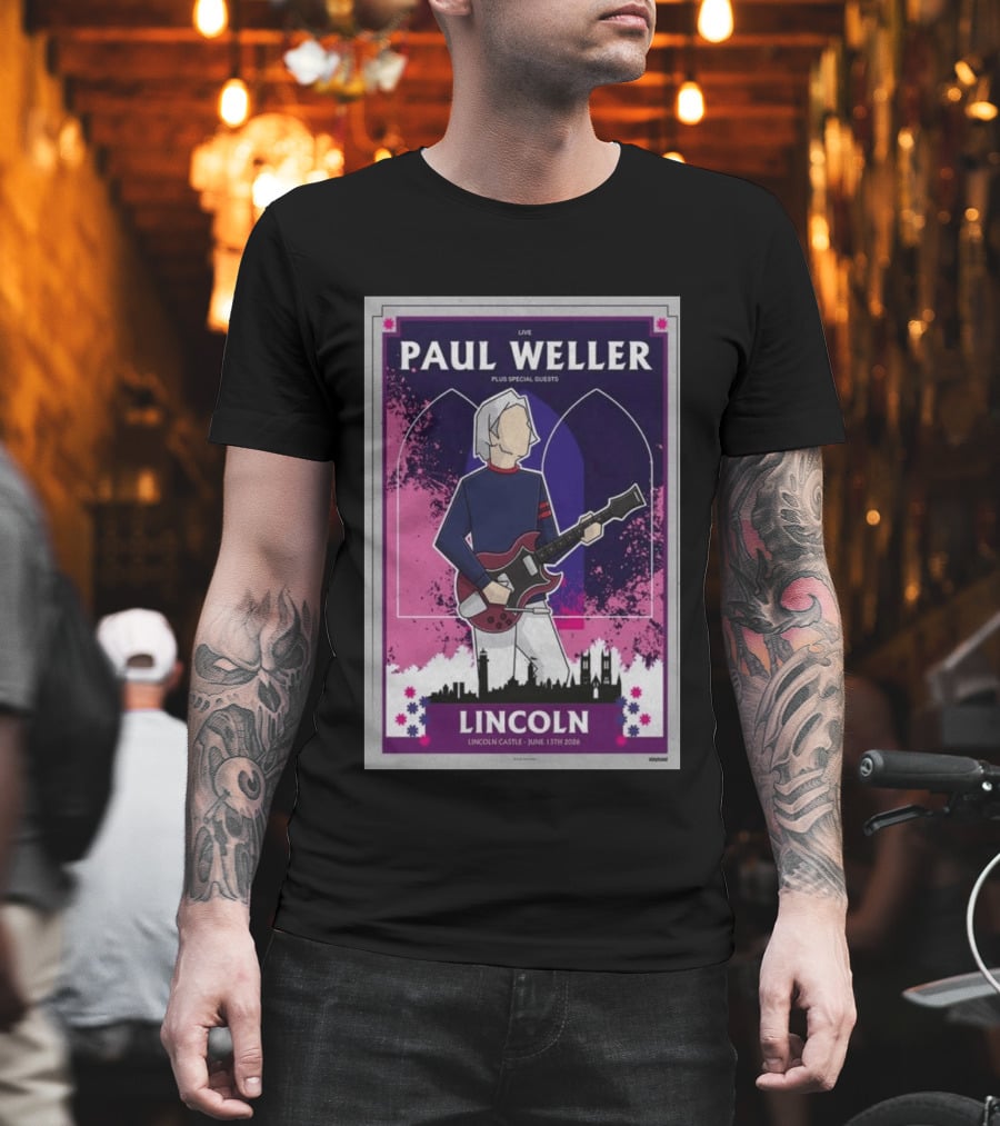 LIVE Paul Weller Plus Special Guests Lincoln Castle June 13th 2026 T-Shirt
