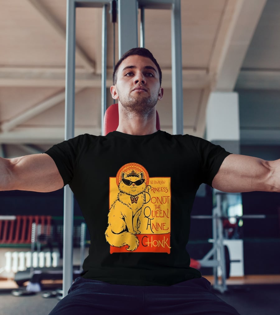 Princess Donut The Queen Anne Chonk Dungeon Crawler Carl Cat T-Shirt