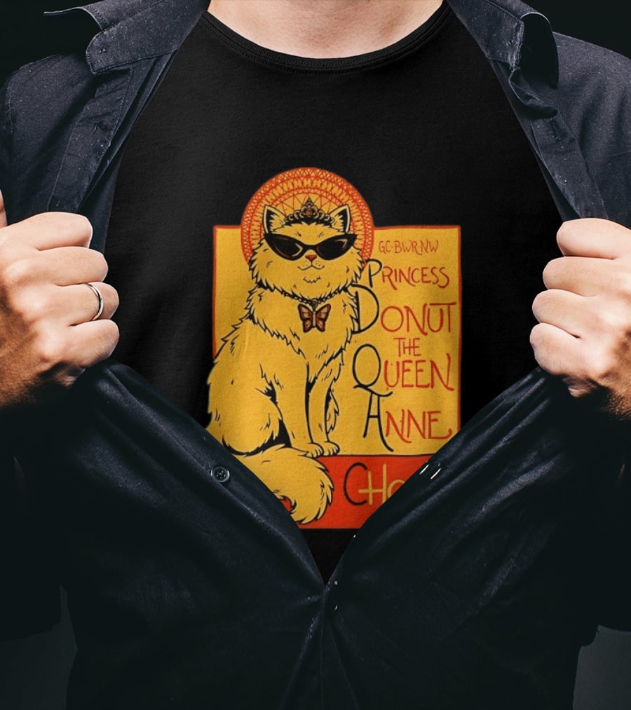 Princess Donut The Queen Anne Chonk Dungeon Crawler Carl Cat T-Shirt