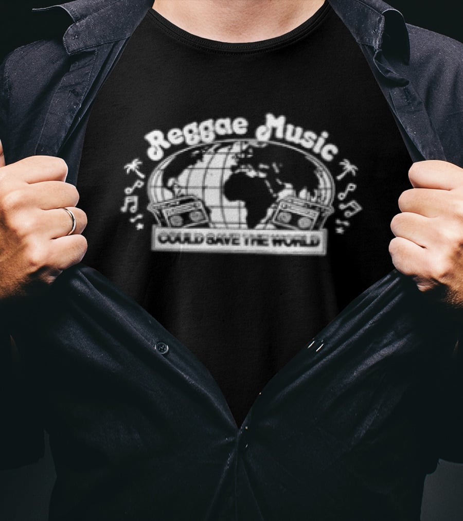 Reggae Music Could Save The World King Tubby Augustus Pablo Niney The Observer Two Sided T-Shirt