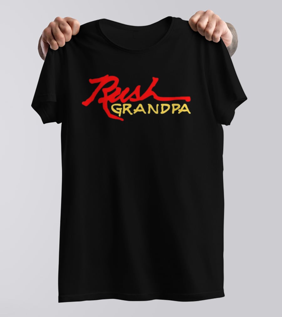 Rush Grandpa Rock Music Grandfather Band Fans T-Shirt