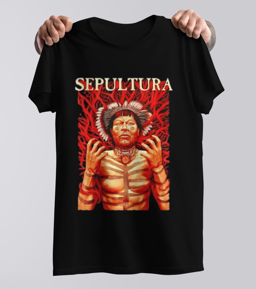 Sepultura Heavy Metal Roots Indigenous T-Shirt