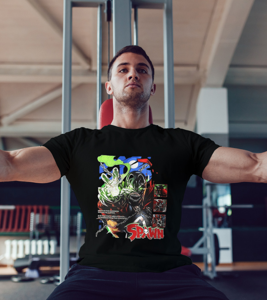 Spawn Born In The Darkness Sworn To Justice New Warrior Emerges T-Shirt