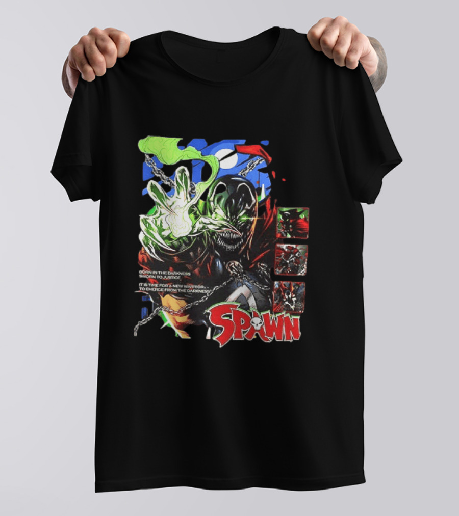 Spawn Born In The Darkness Sworn To Justice New Warrior Emerges T-Shirt