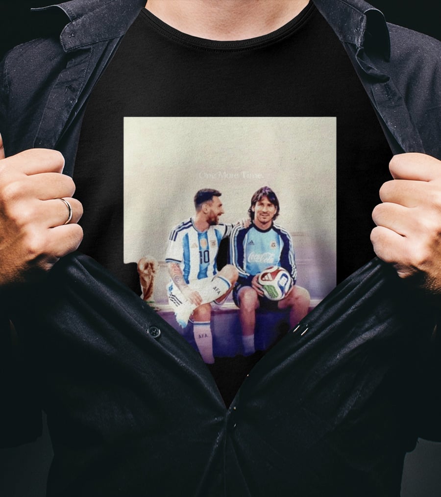 One More Time Lionel Messi World Cup Legacy T-Shirt