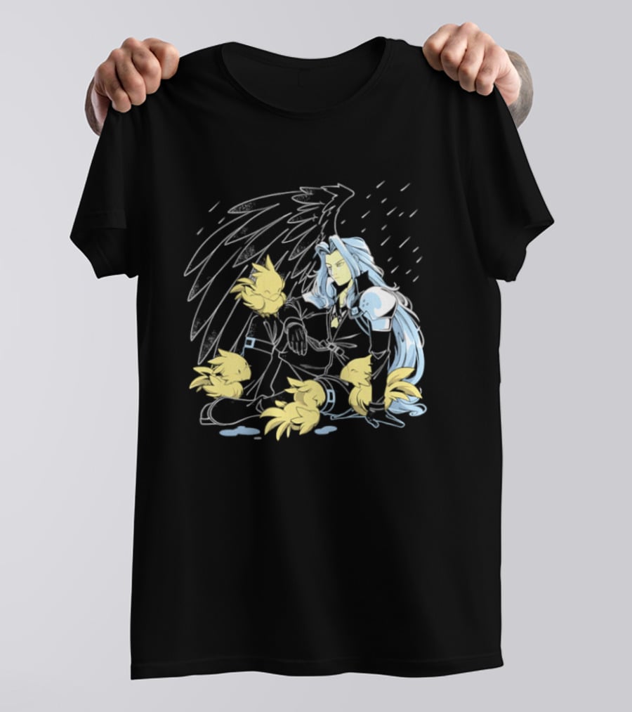 One Wing Bird Lover Chocobo Final Fantasy Fan T-Shirt