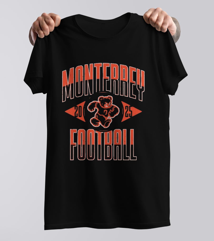 Monterrey Football Osos 2025 Vintage Distressed Bear T-Shirt