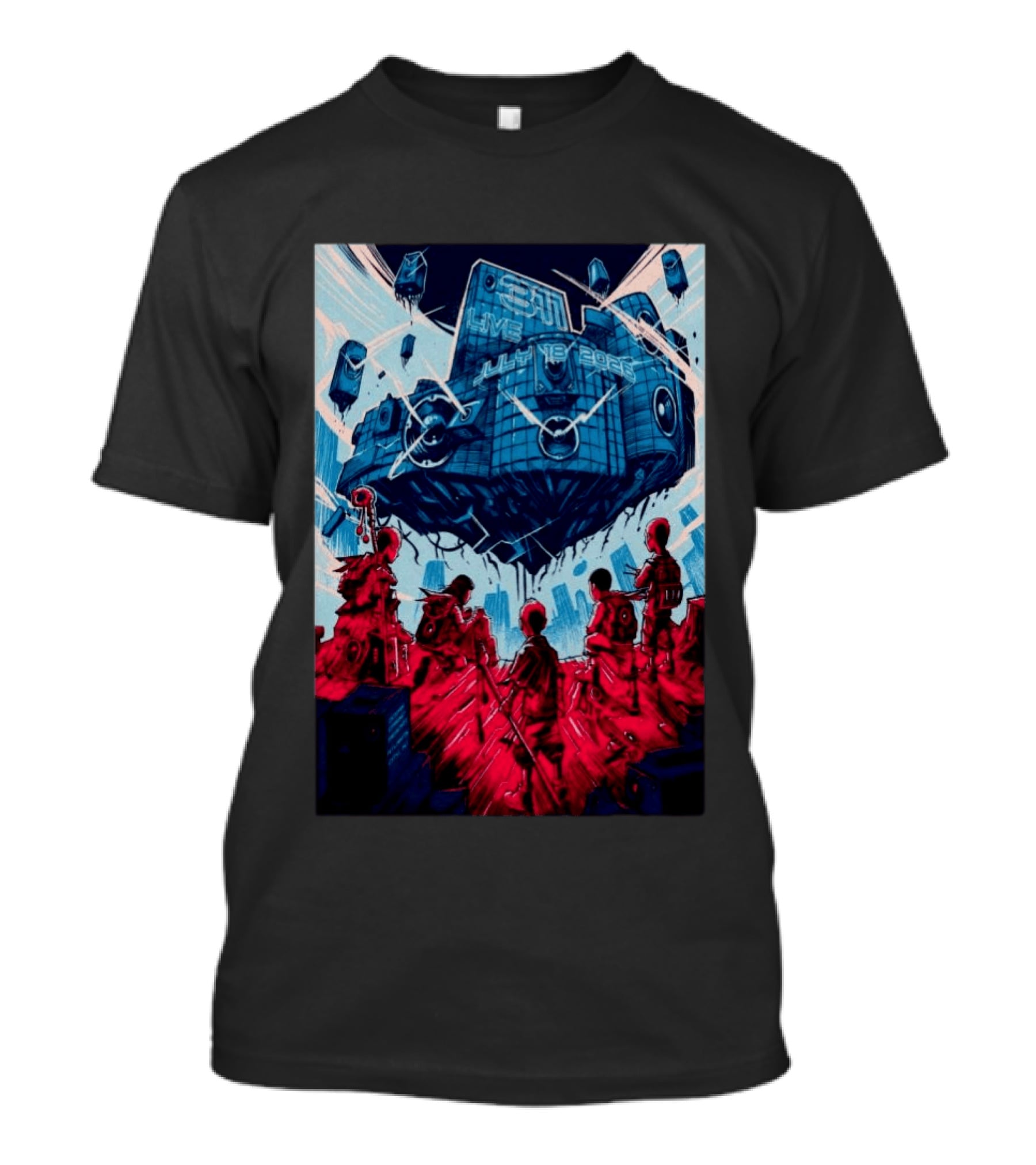 311 Live July 18 2026 Ocean Casino Resort Atlantic City NJ Artwork Soldier Scene T-Shirt