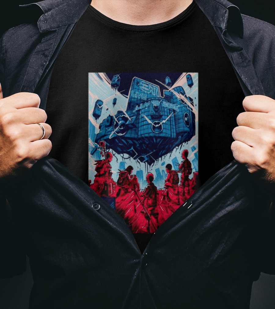 311 Live July 18 2026 Ocean Casino Resort Atlantic City NJ Artwork Soldier Scene T-Shirt