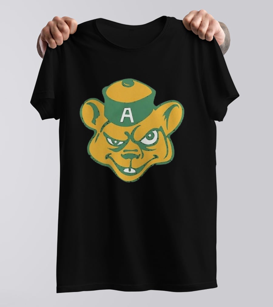 Angry Bear A Logo Vintage Cartoon T-Shirt