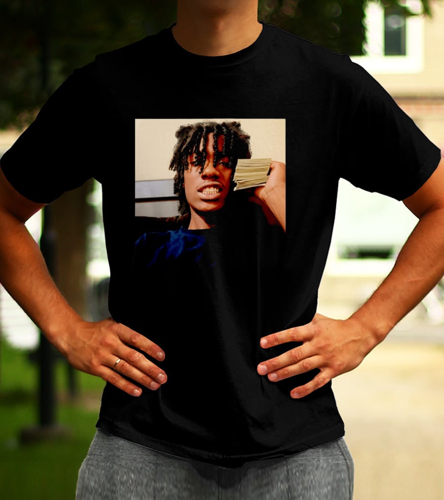Lil Double 0 Rapper Hip Hop Money Stack Pose T-Shirt