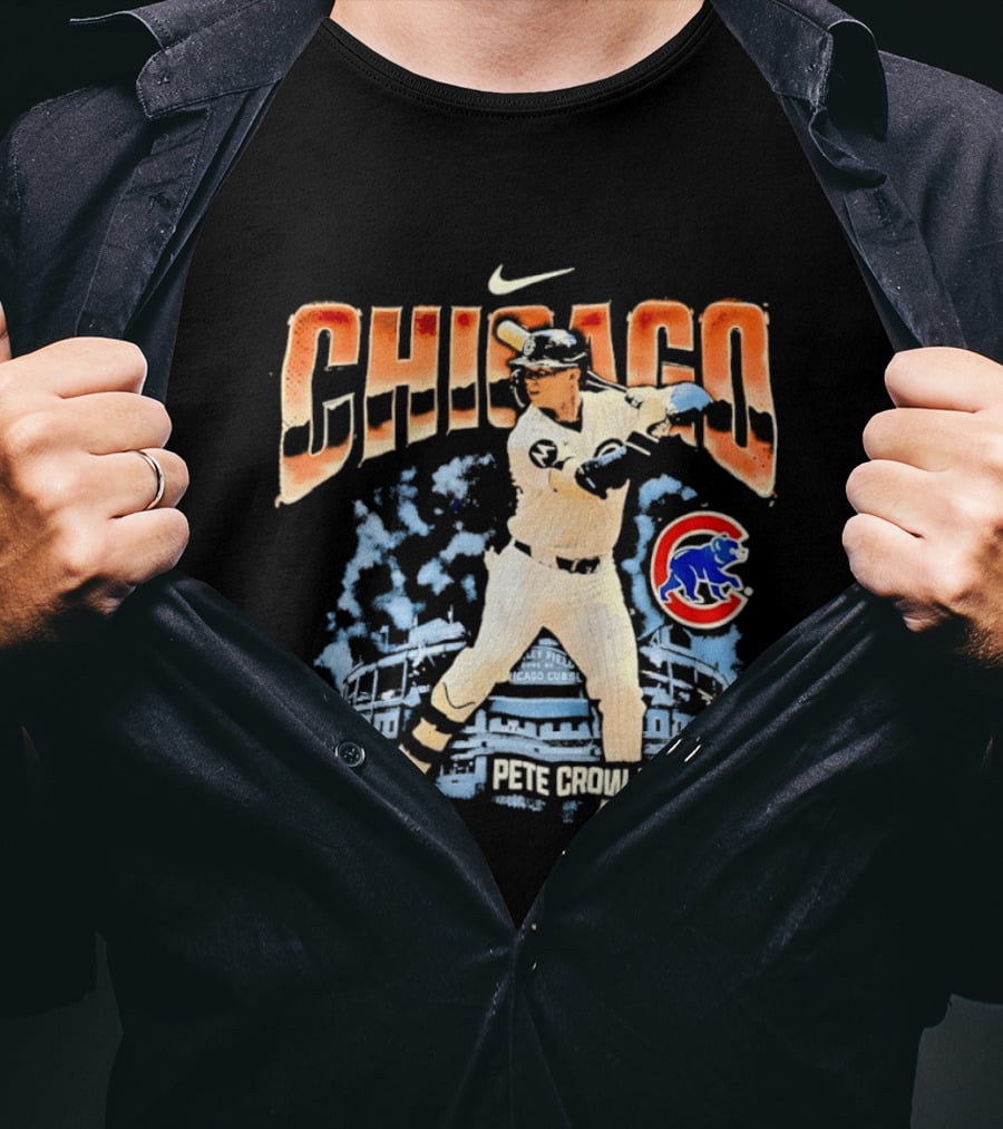 Chicago Cubs Pete Crow Armstrong Wrigley Field Nike T-Shirt