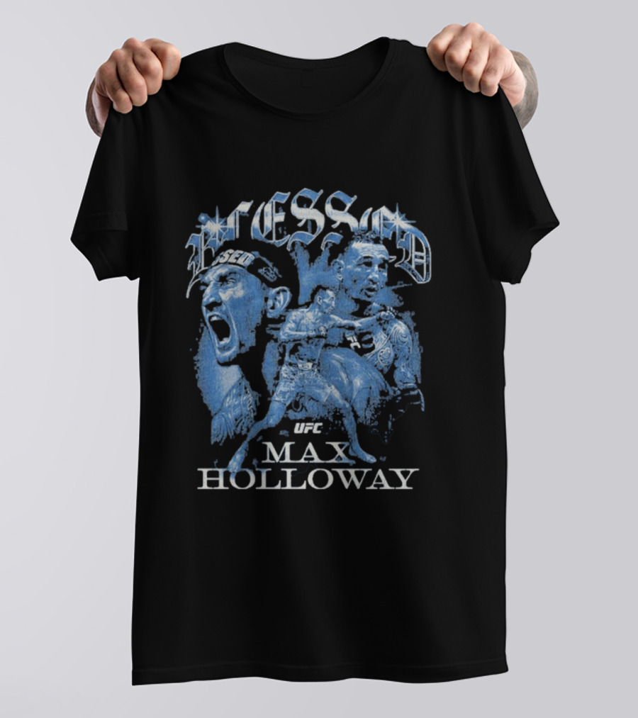 Blessed Max Holloway UFC Grunge T-Shirt